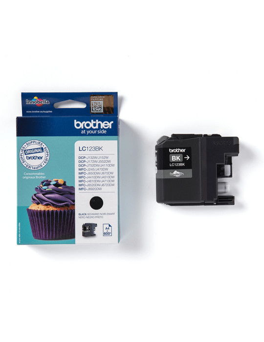 Brother LC123BK ink cartridge 1 pc(s) Original Black