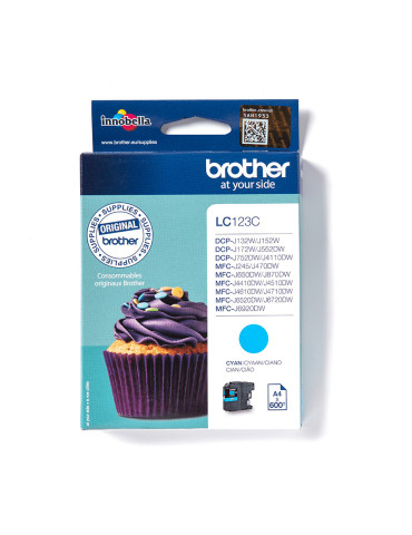 Brother LC123C ink cartridge 1 pc(s) Original Cyan