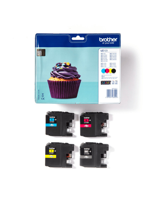 Brother LC123VALBPDR ink cartridge 1 pc(s) Original Black, Cyan, Magenta, Yellow