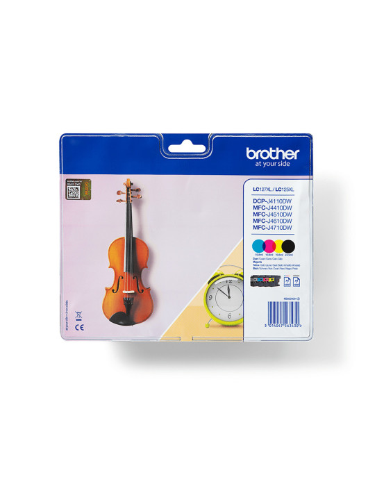 Brother LC-127XLVALBPDR ink cartridge 4 pc(s) Original Black, Cyan, Magenta, Yellow