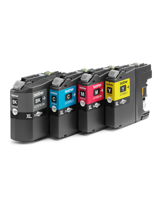Brother LC-127XLVALBPDR ink cartridge 4 pc(s) Original Black, Cyan, Magenta, Yellow