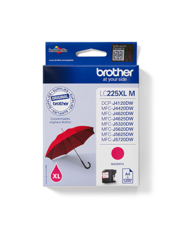 Brother LC225XLM ink cartridge 1 pc(s) Original Magenta