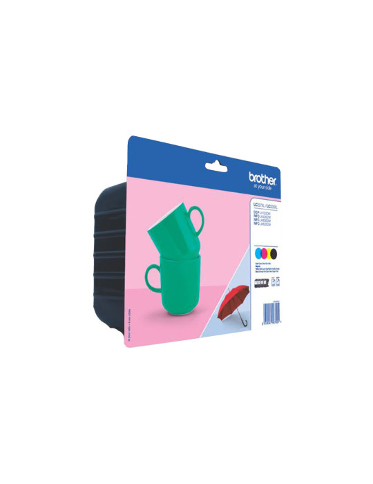 Brother LC-227XLVALBP ink cartridge 4 pc(s) Original Black, Cyan, Magenta, Yellow
