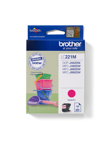 Brother LC221M ink cartridge 1 pc(s) Original Magenta