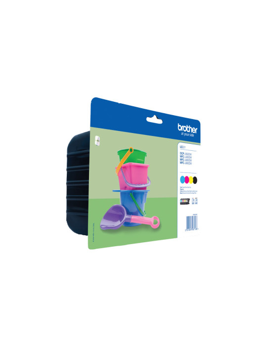 Brother LC-221 ink cartridge 4 pc(s) Original Standard Yield Black, Cyan, Magenta, Yellow