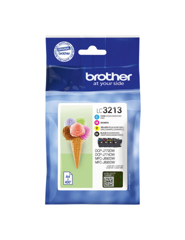 Brother LC3213VALDR ink cartridge 4 pc(s) Original Black, Cyan, Magenta, Yellow