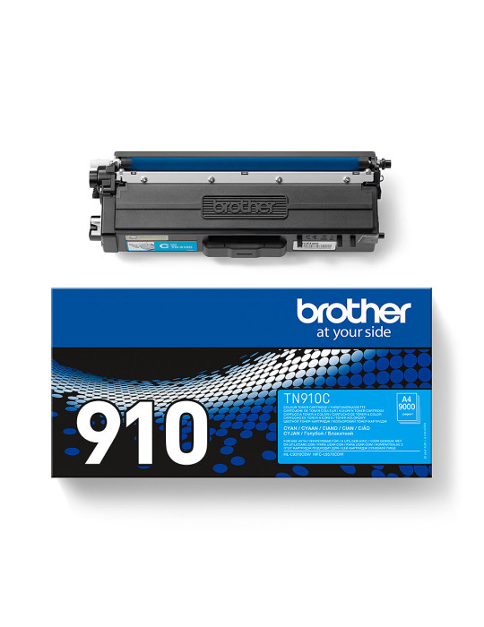 Brother TN-910C Tonerkassett 1 styck Original Cyan