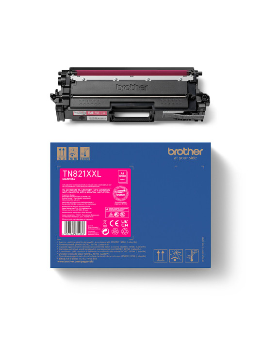 Brother TN-821XXLM Tonerkassett 1 styck Original Magenta